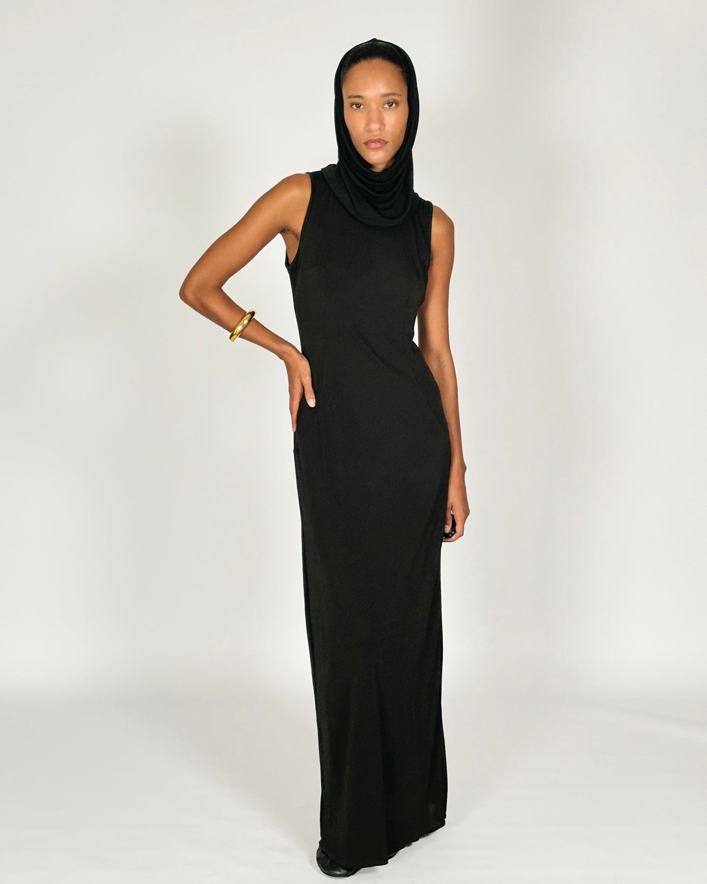 Dolce & Gabbana 1996 Hooded Maxi Dress