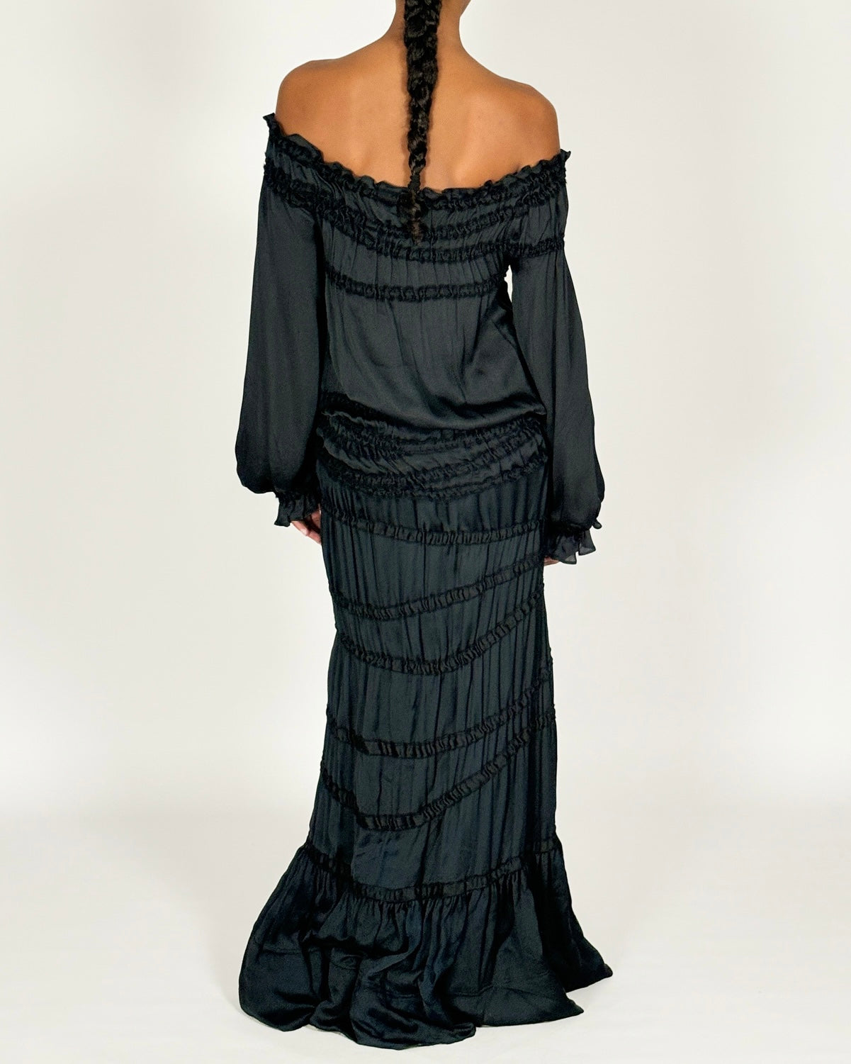 Yves Saint Laurent by Tom Ford 2001 Silk Skirt Set