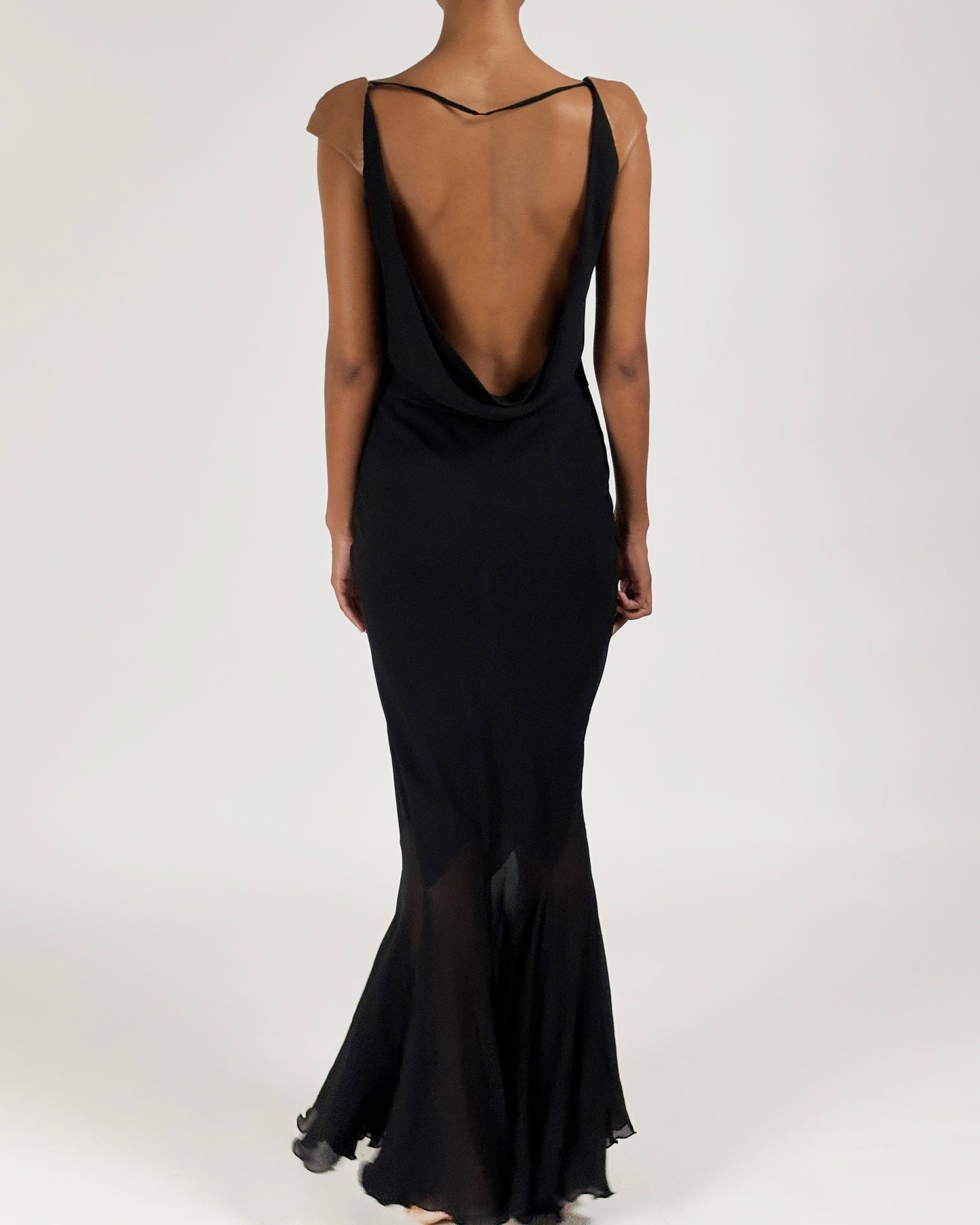 Gianni Versace Couture 2001 Chiffon Gown
