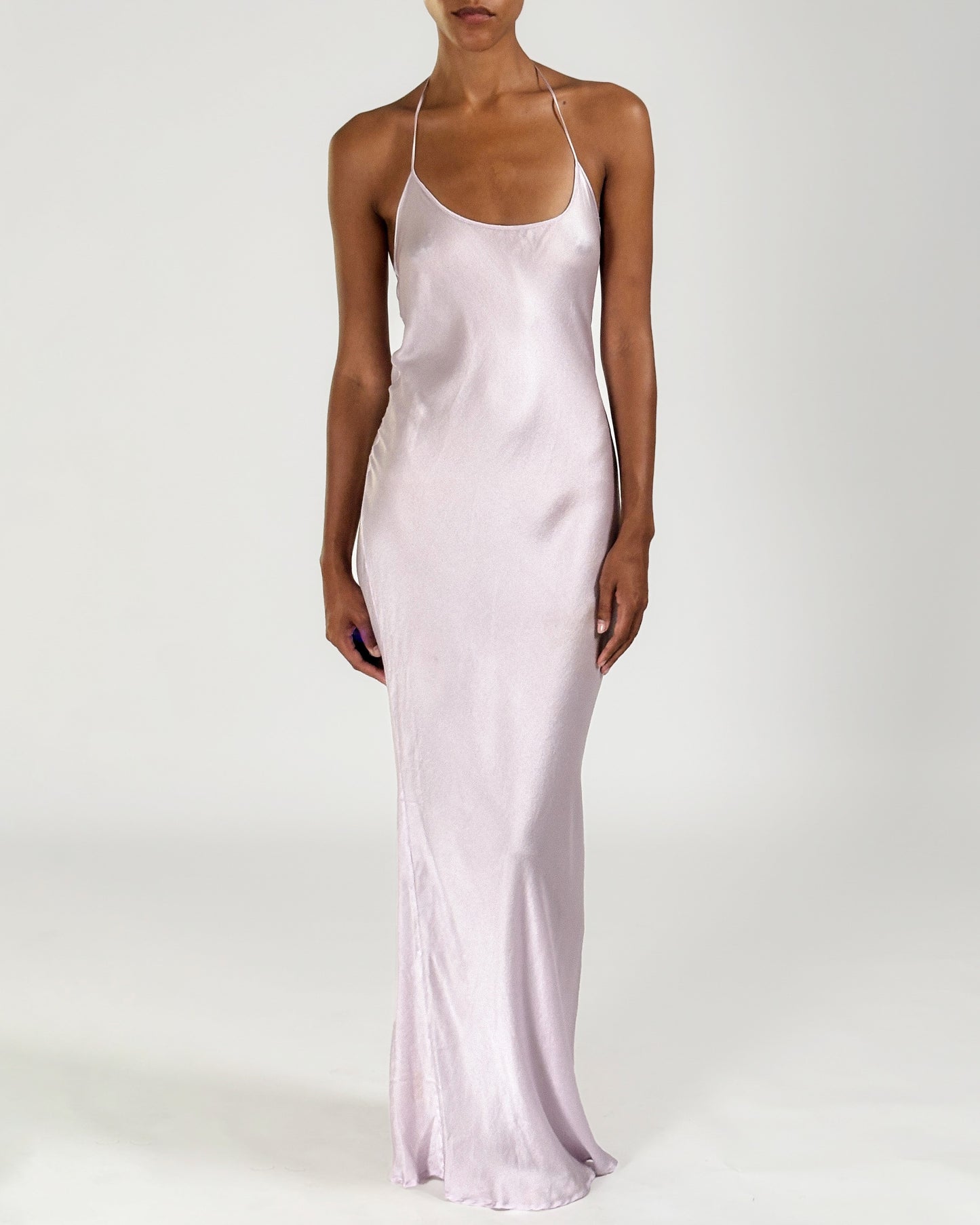 Roberto Cavalli 2000 Silk Halter Dress