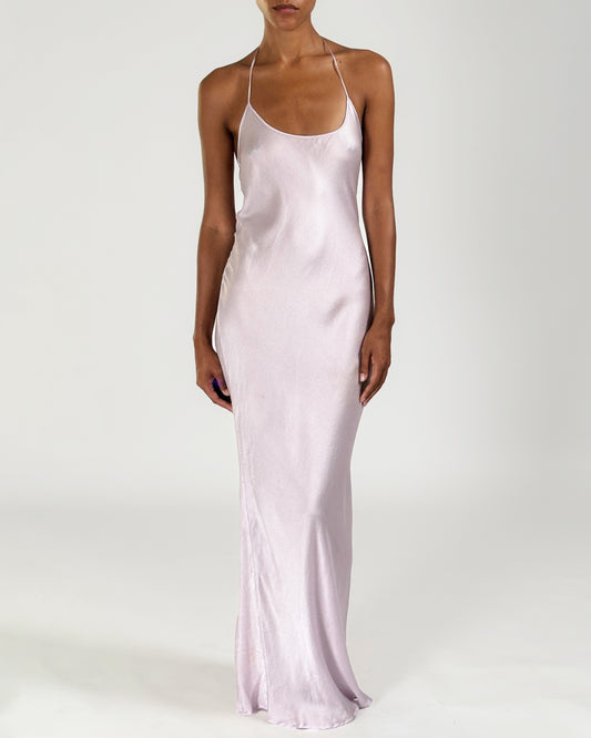Roberto Cavalli 2000 Silk Halter Dress
