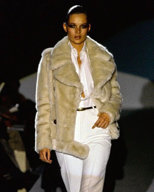 Gucci by Tom Ford 1996 Faux Fur Coat