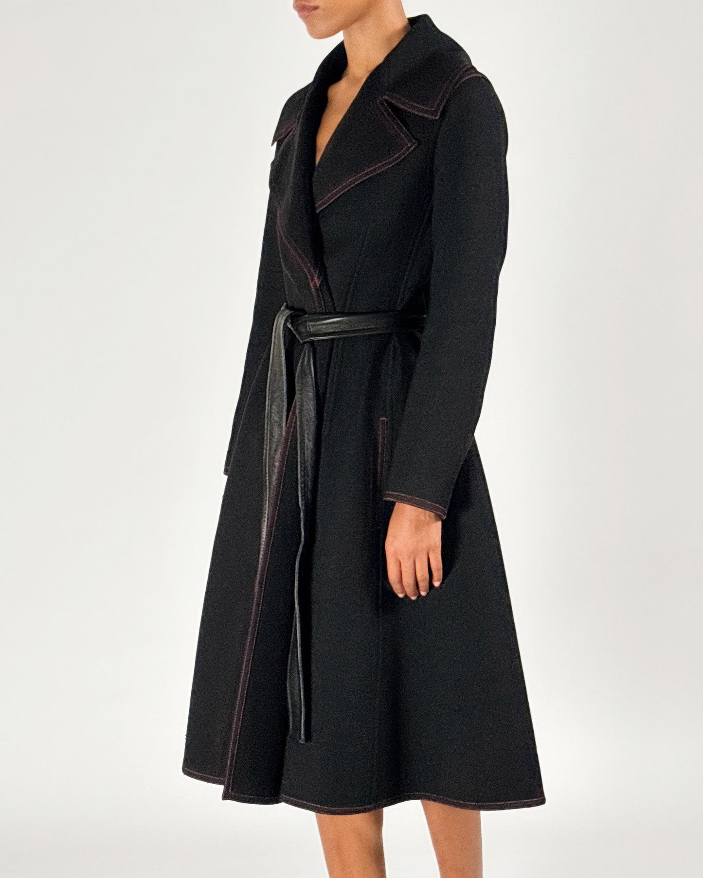 Céline by Phoebe Philo 2015 Fur Trim Coat