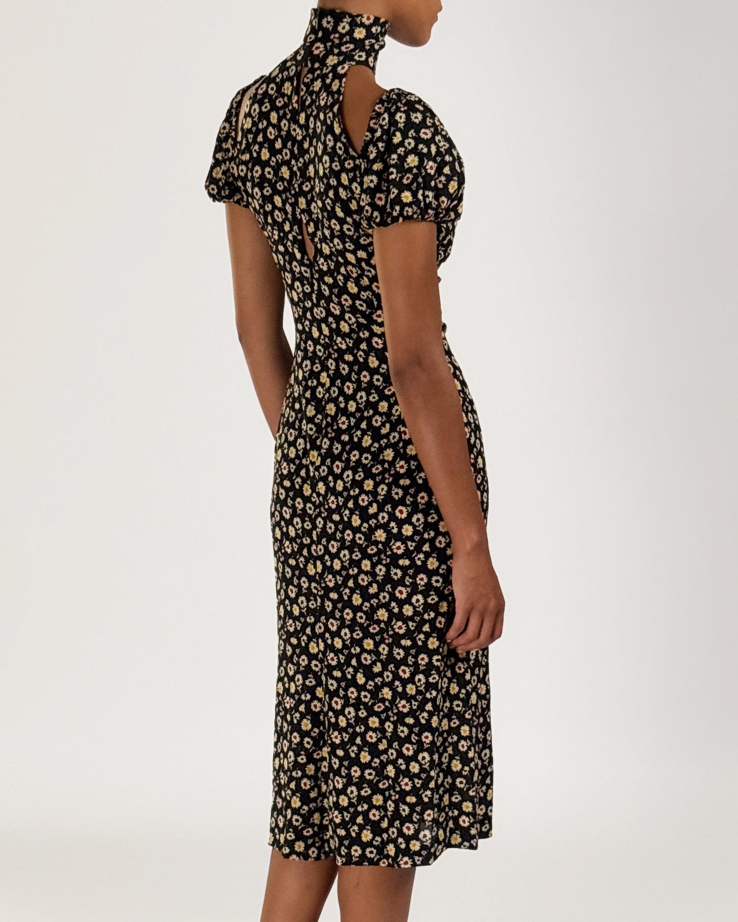 Dolce & Gabbana 2001 Floral Choker Dress