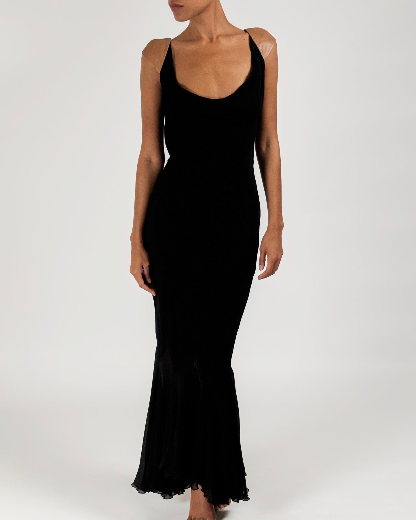 Gianni Versace Couture 2001 Chiffon Gown