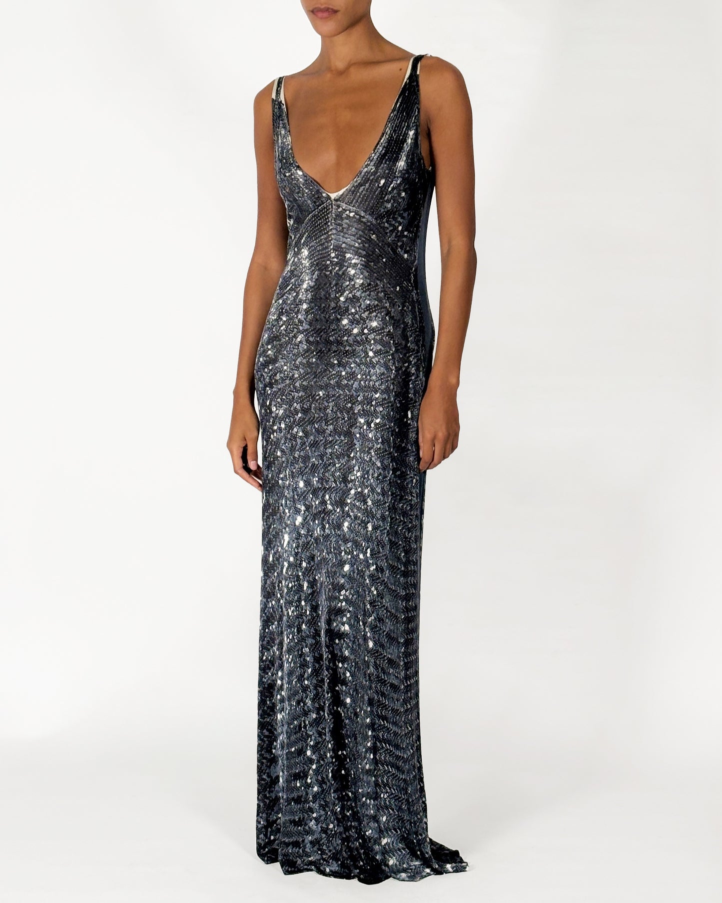 Maison Martin Margiela 1996 Tromp L'oiel Sequin Dress