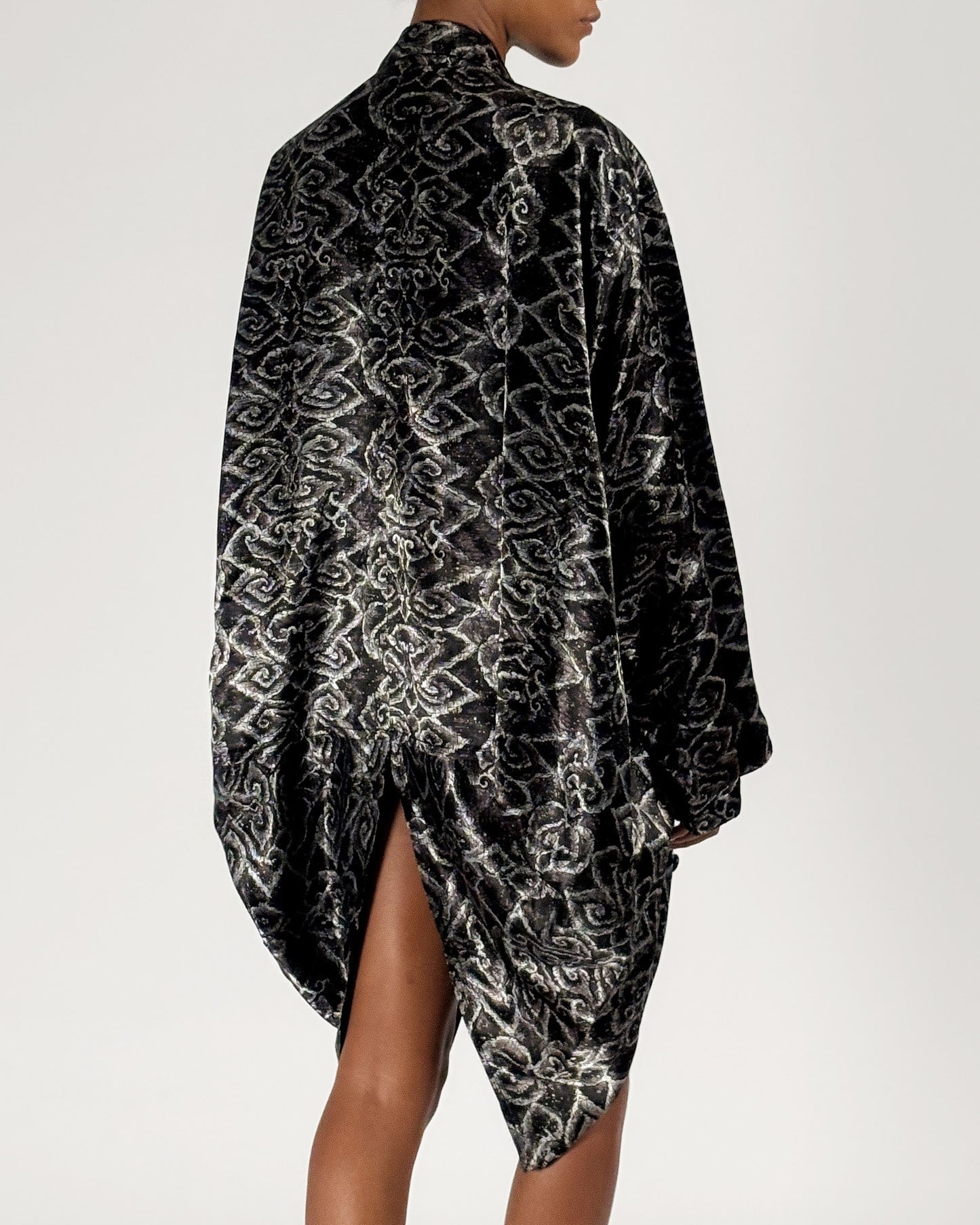 Yohji Yamamoto 1985 Cocoon Printed Jacket
