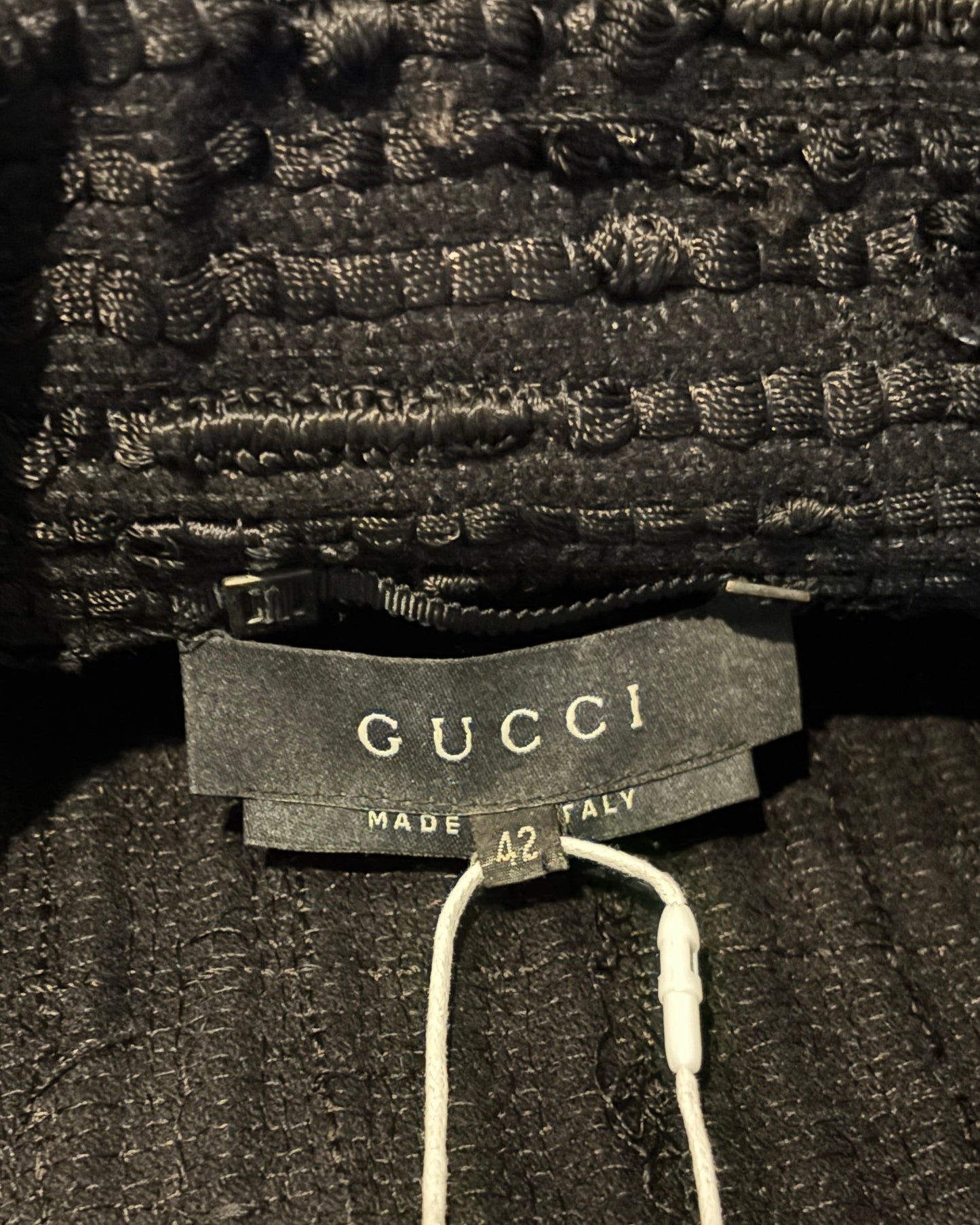 Gucci by Tom Ford 2002 Oversized Fringe Bouclé Coat