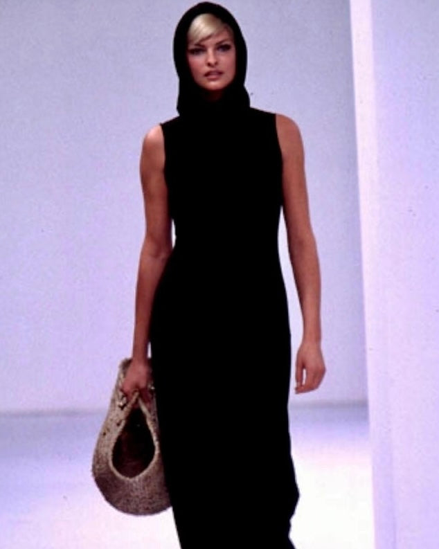 Dolce & Gabbana 1996 Hooded Maxi Dress