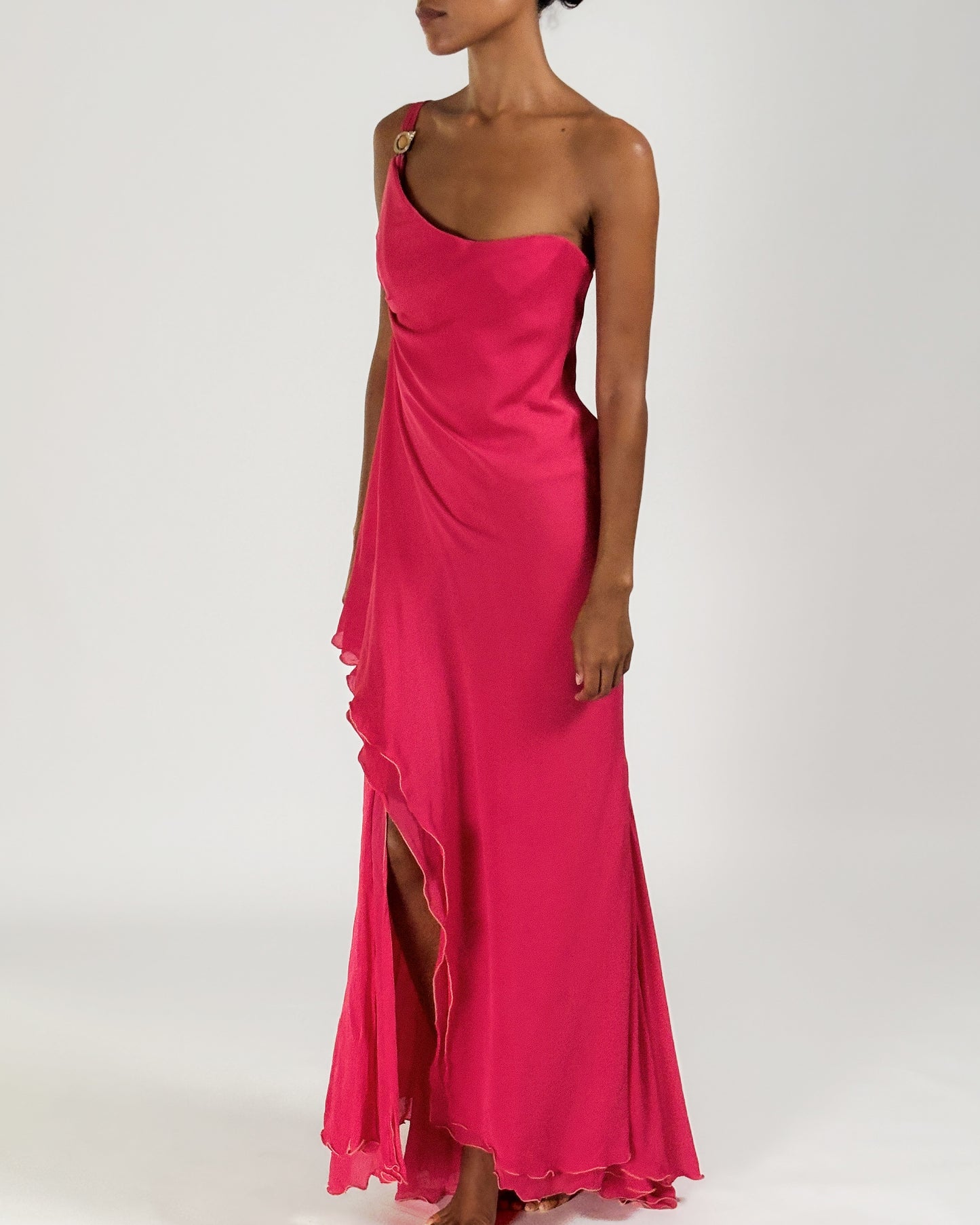 Gianni Versace 1995 Pink Gown
