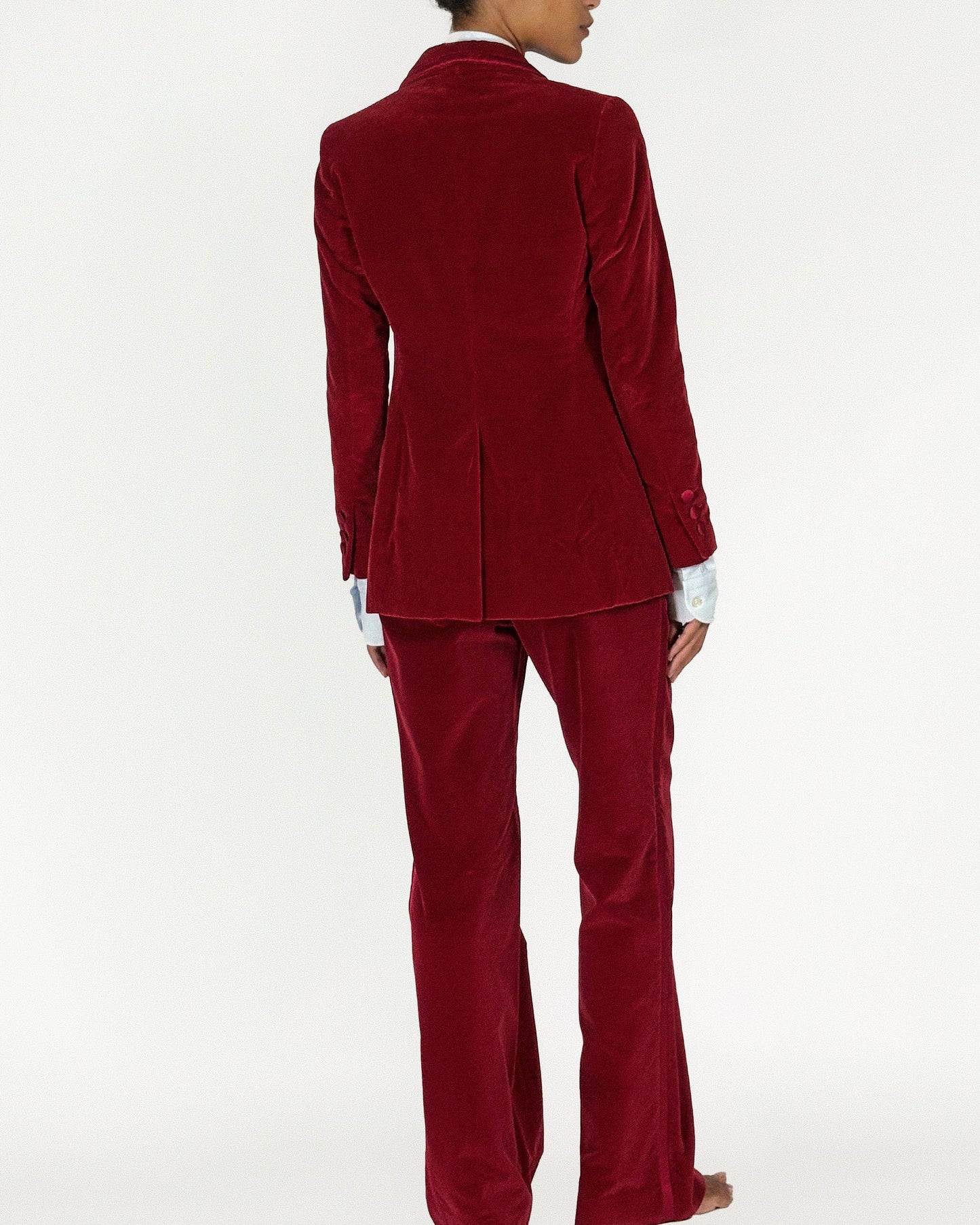 Gucci by Tom Ford 1996 Red Velvet Suit