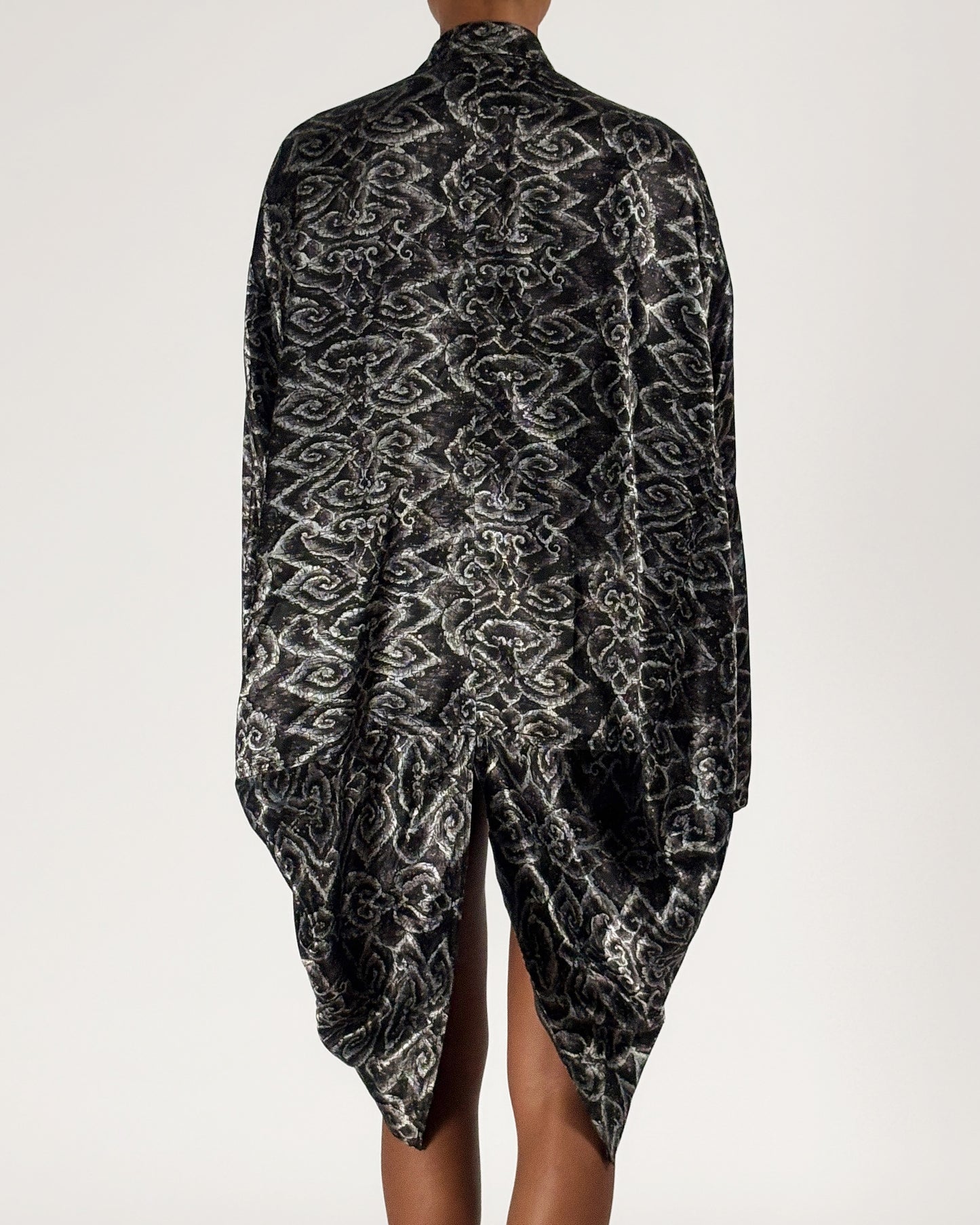 Yohji Yamamoto 1985 Cocoon Printed Jacket