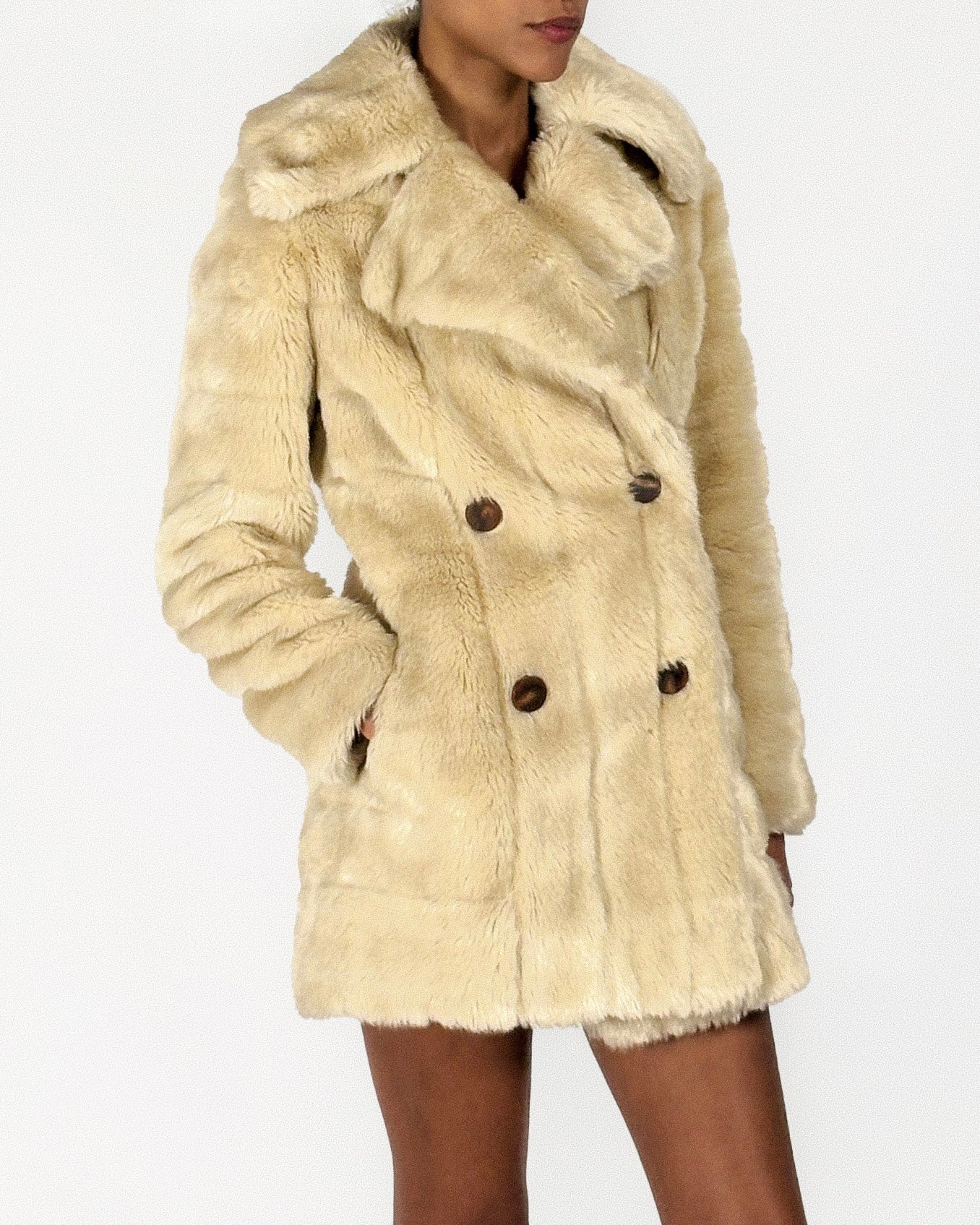 Gucci by Tom Ford 1996 Faux Fur Coat