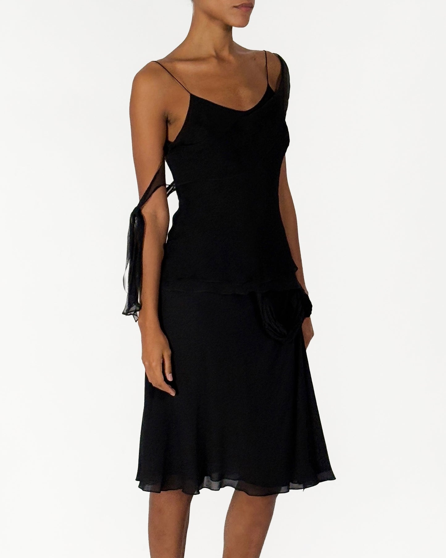 Dior by John Galliano 2003 Black Skirt Set