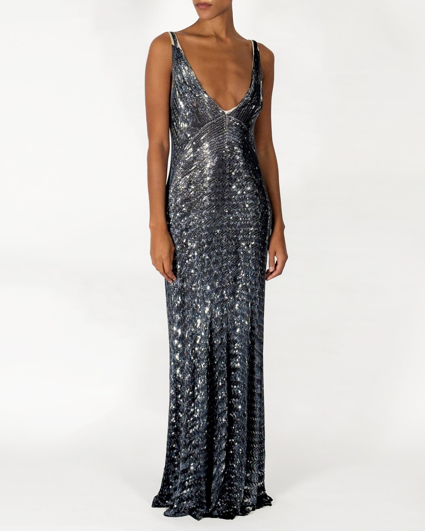 Maison Martin Margiela 1996 Tromp L'oiel Sequin Dress