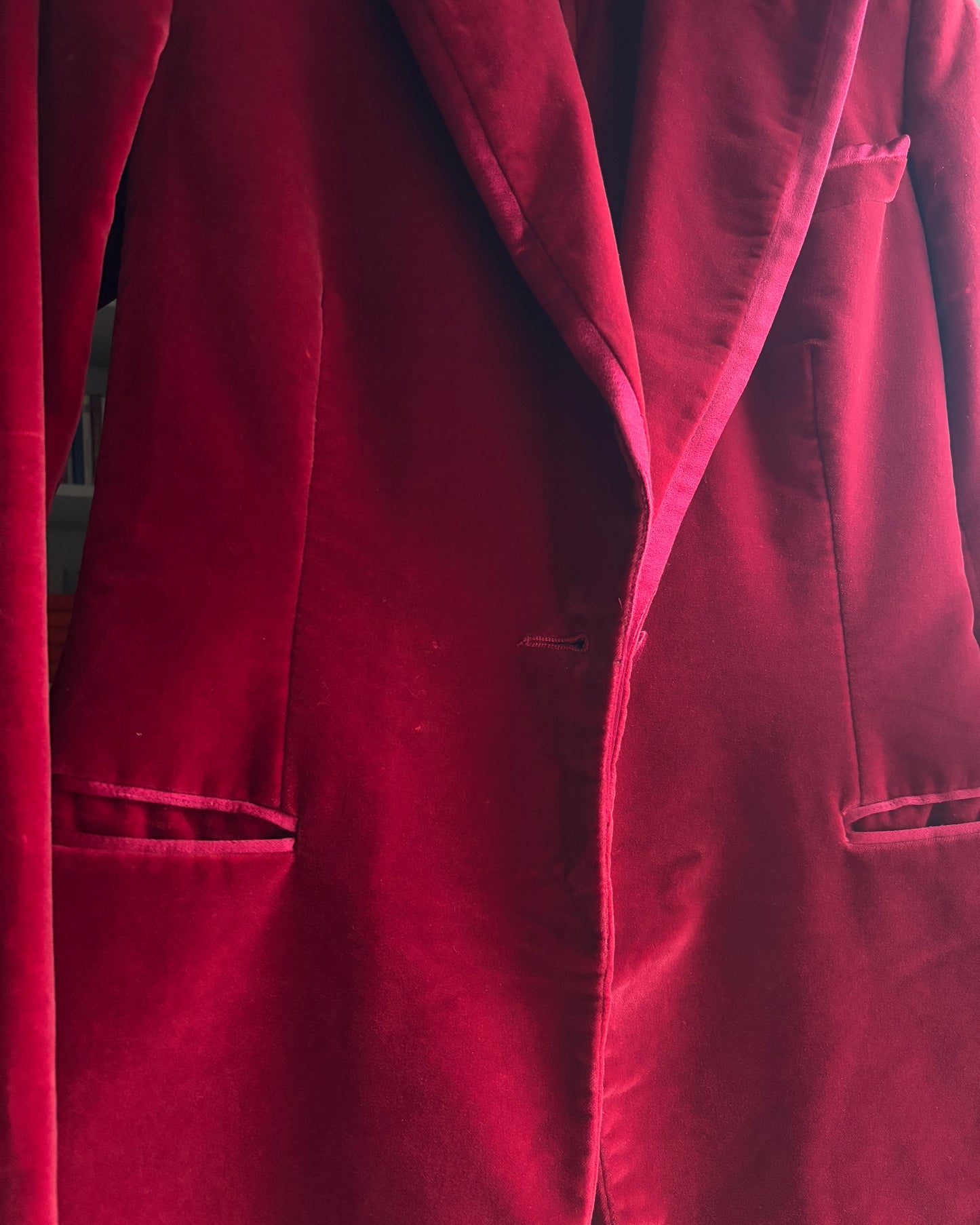 Gucci by Tom Ford 1996 Red Velvet Suit
