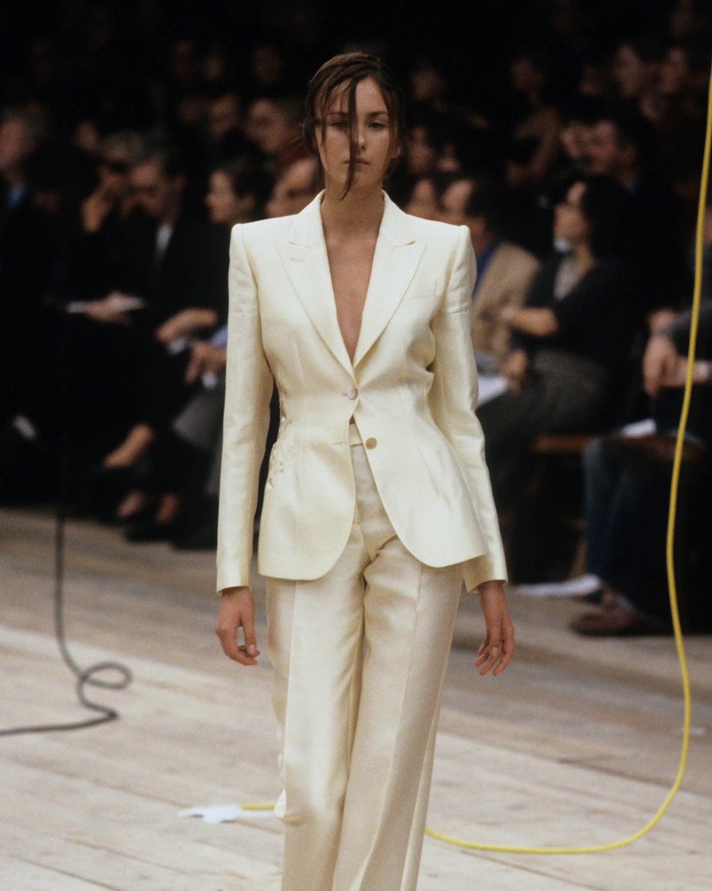Alexander McQueen 1999 Cut-out Skirt Suit