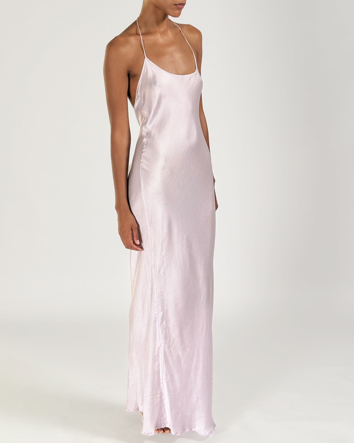 Roberto Cavalli 2000 Silk Halter Dress