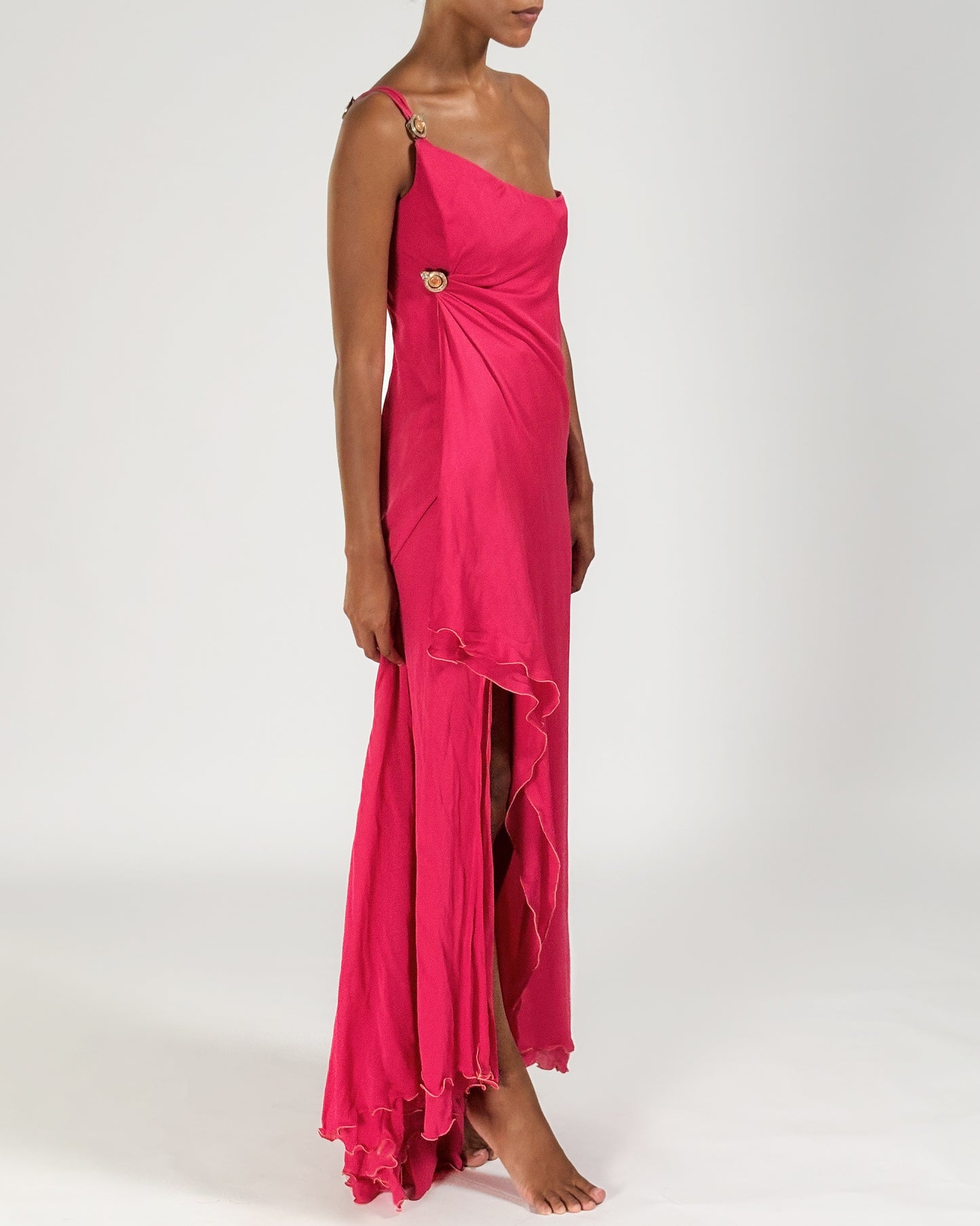 Gianni Versace 1995 Pink Gown