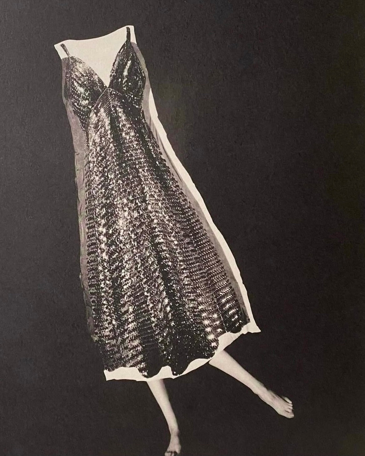 Maison Martin Margiela 1996 Tromp L'oiel Sequin Dress