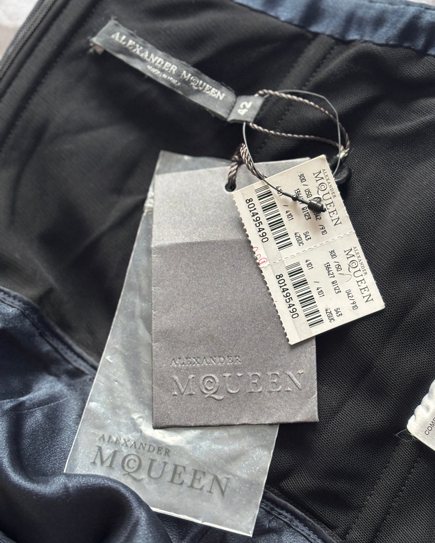 Alexander McQueen 2004 Orchid Print Silk Gown