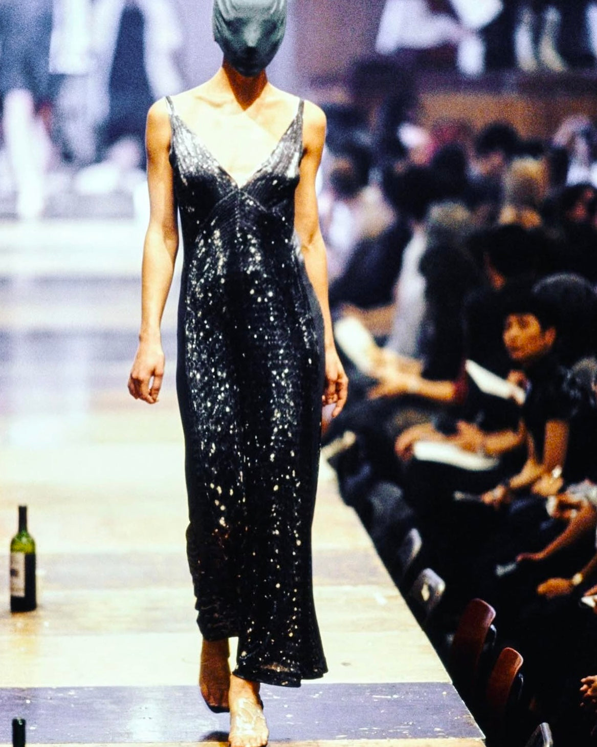 Maison Martin Margiela 1996 Tromp L'oiel Sequin Dress