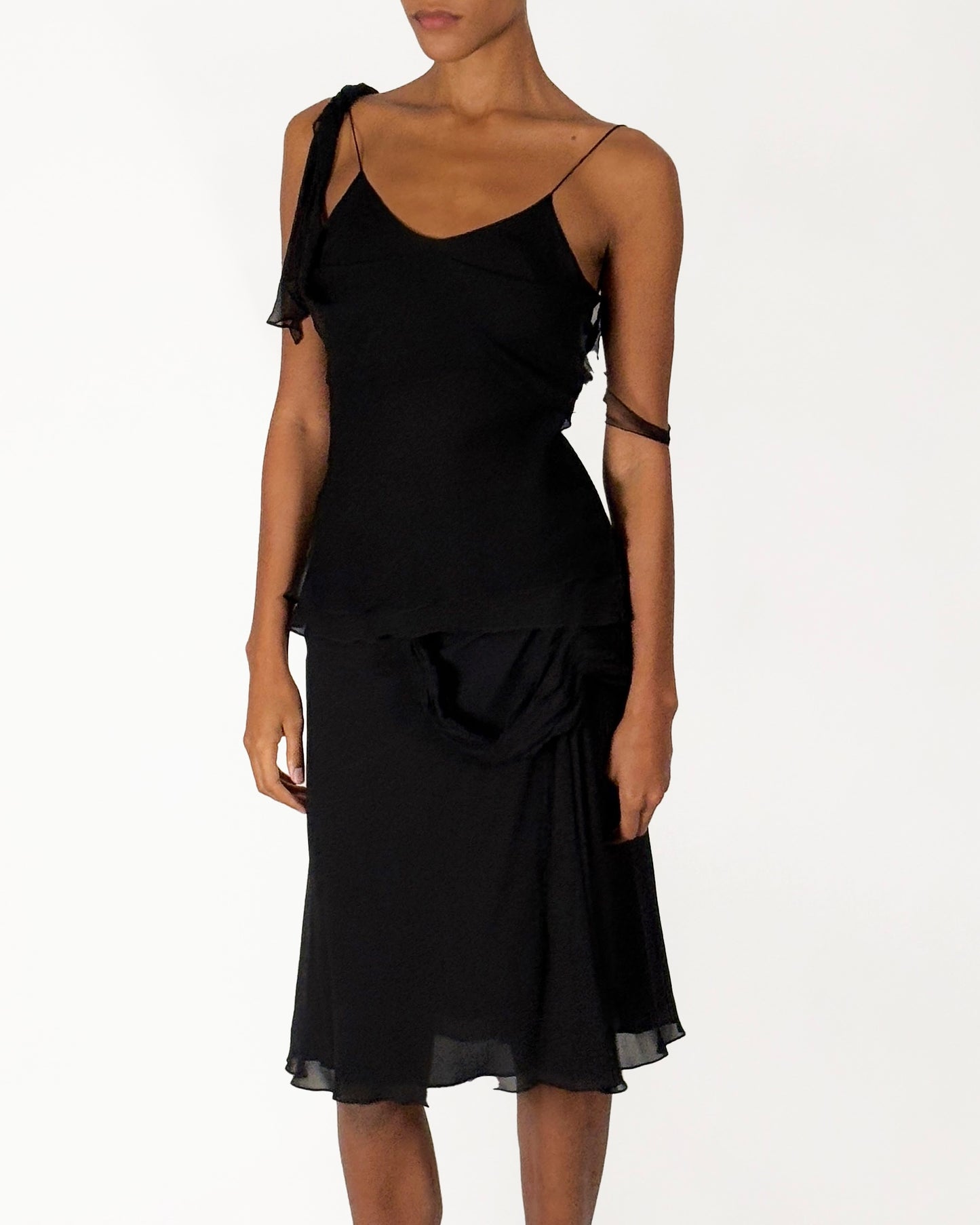 Dior by John Galliano 2003 Black Skirt Set