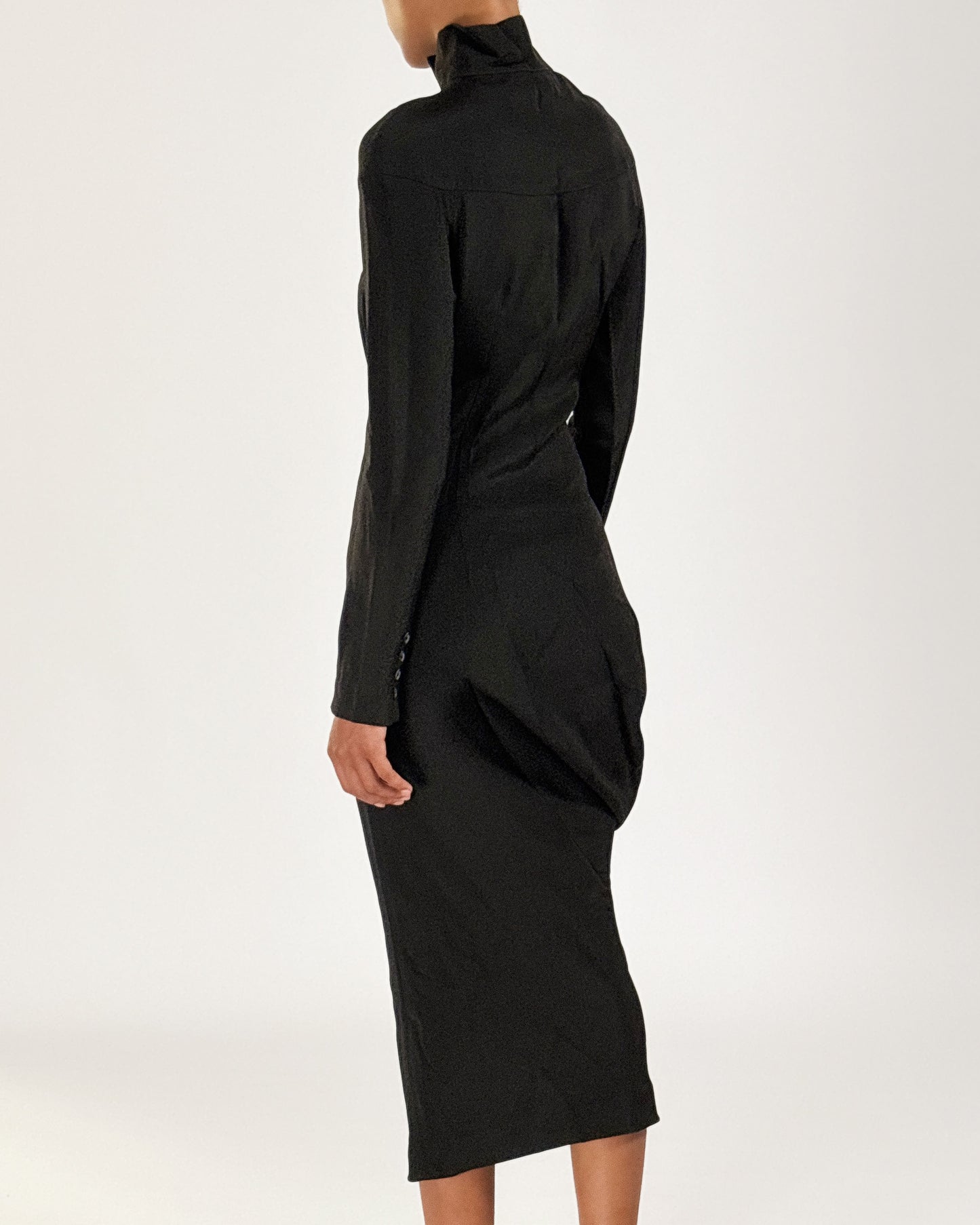 Alexander McQueen 1998 'Joan' Crepe Dress