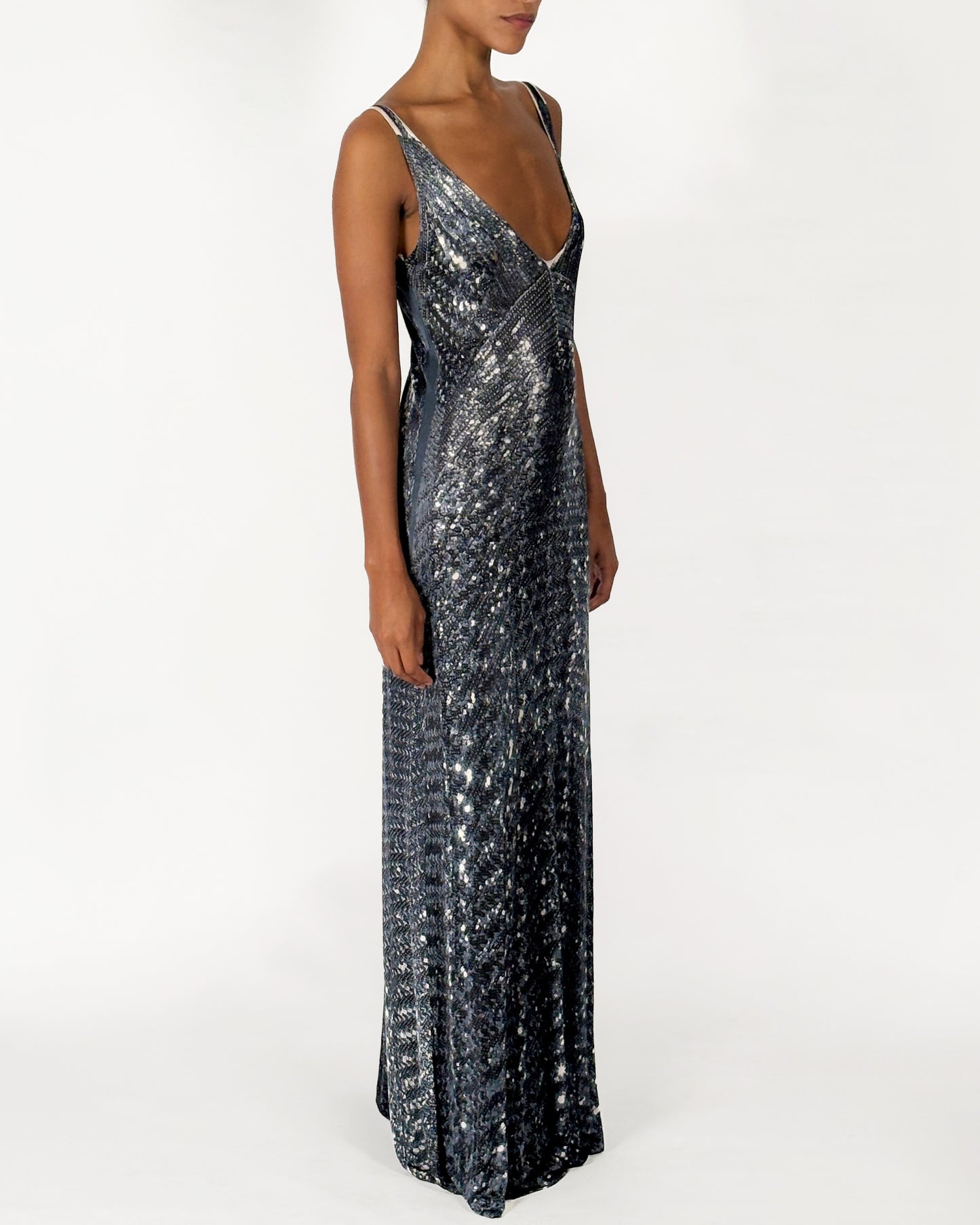 Maison Martin Margiela 1996 Tromp L'oiel Sequin Dress