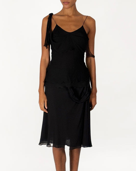 Dior by John Galliano 2003 Black Skirt Set