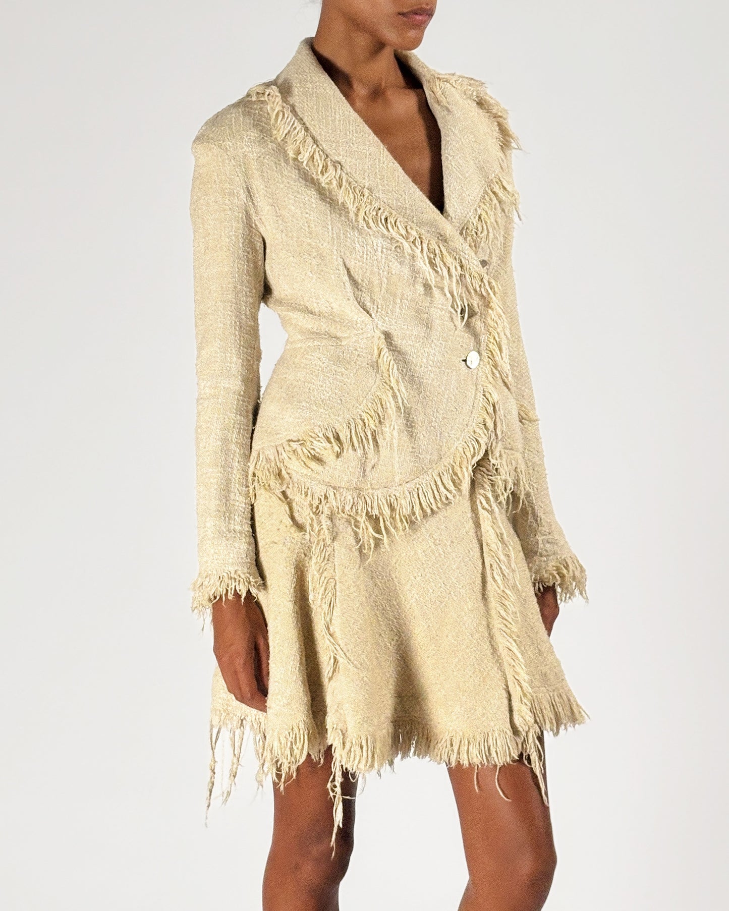 Vivienne Westwood 1997 Fringe Suit Ensemble