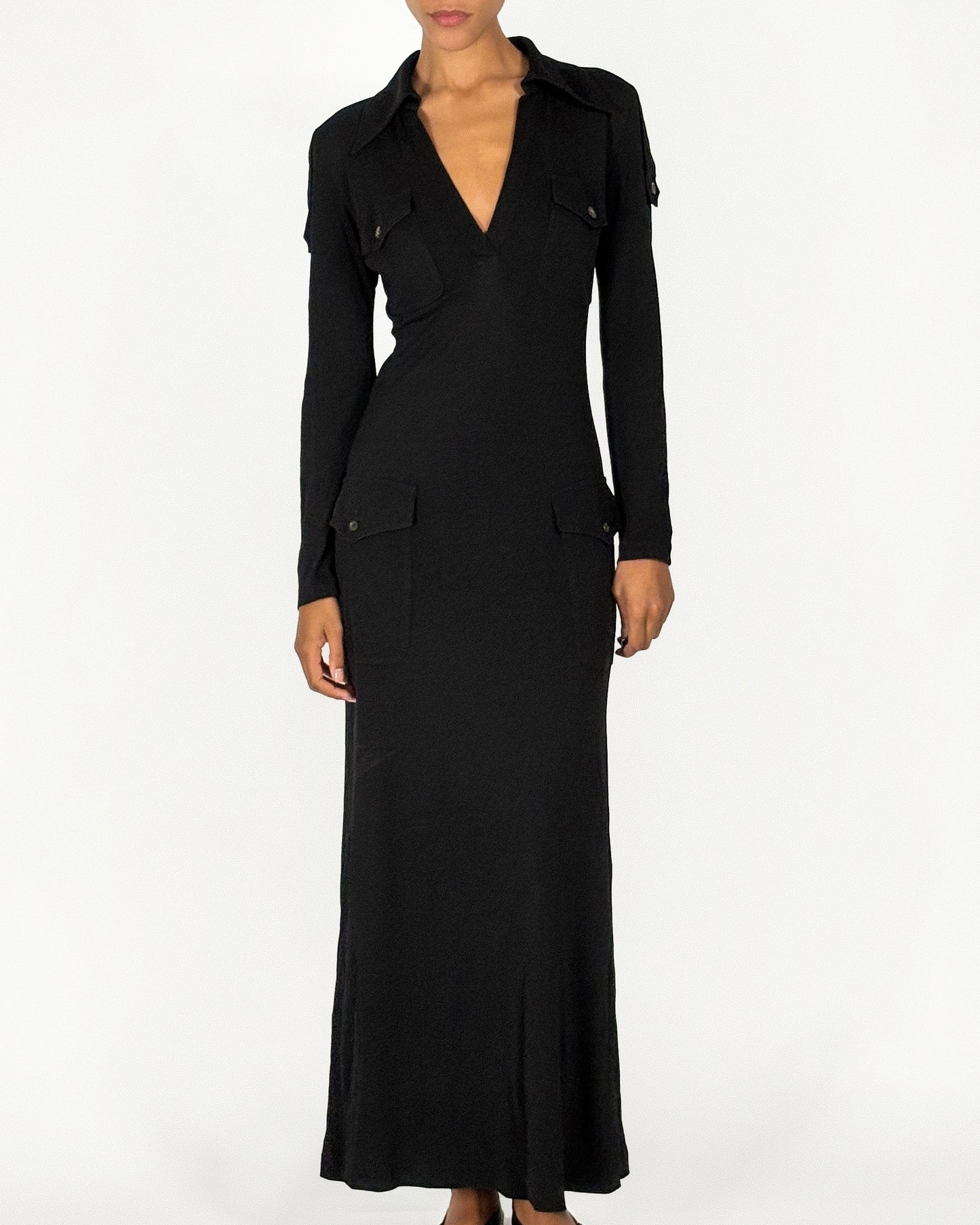 Gucci by Tom Ford 1996 Pocket Maxi Dress