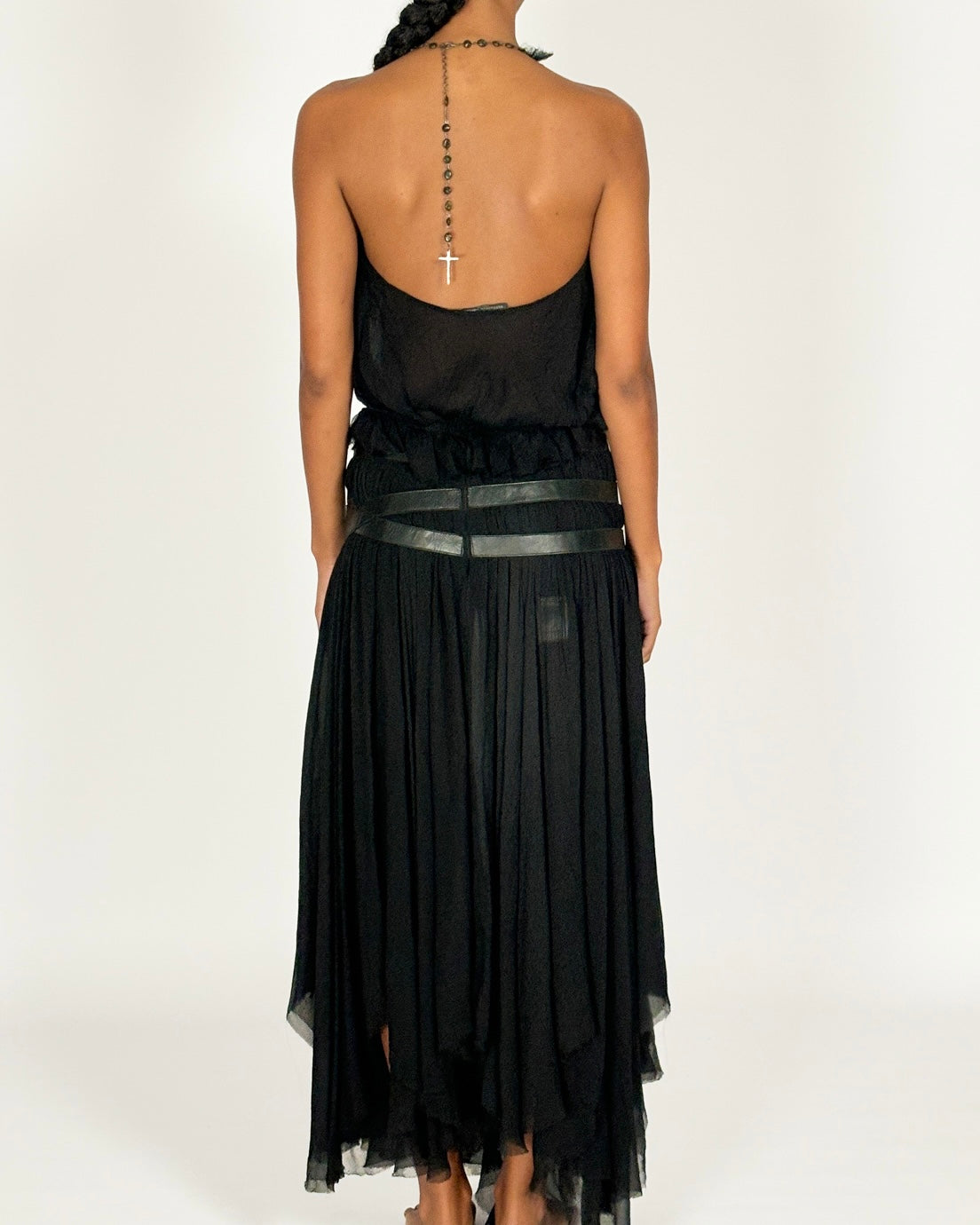 Alexander McQueen 2003 Chiffon Pirate Skirt Set