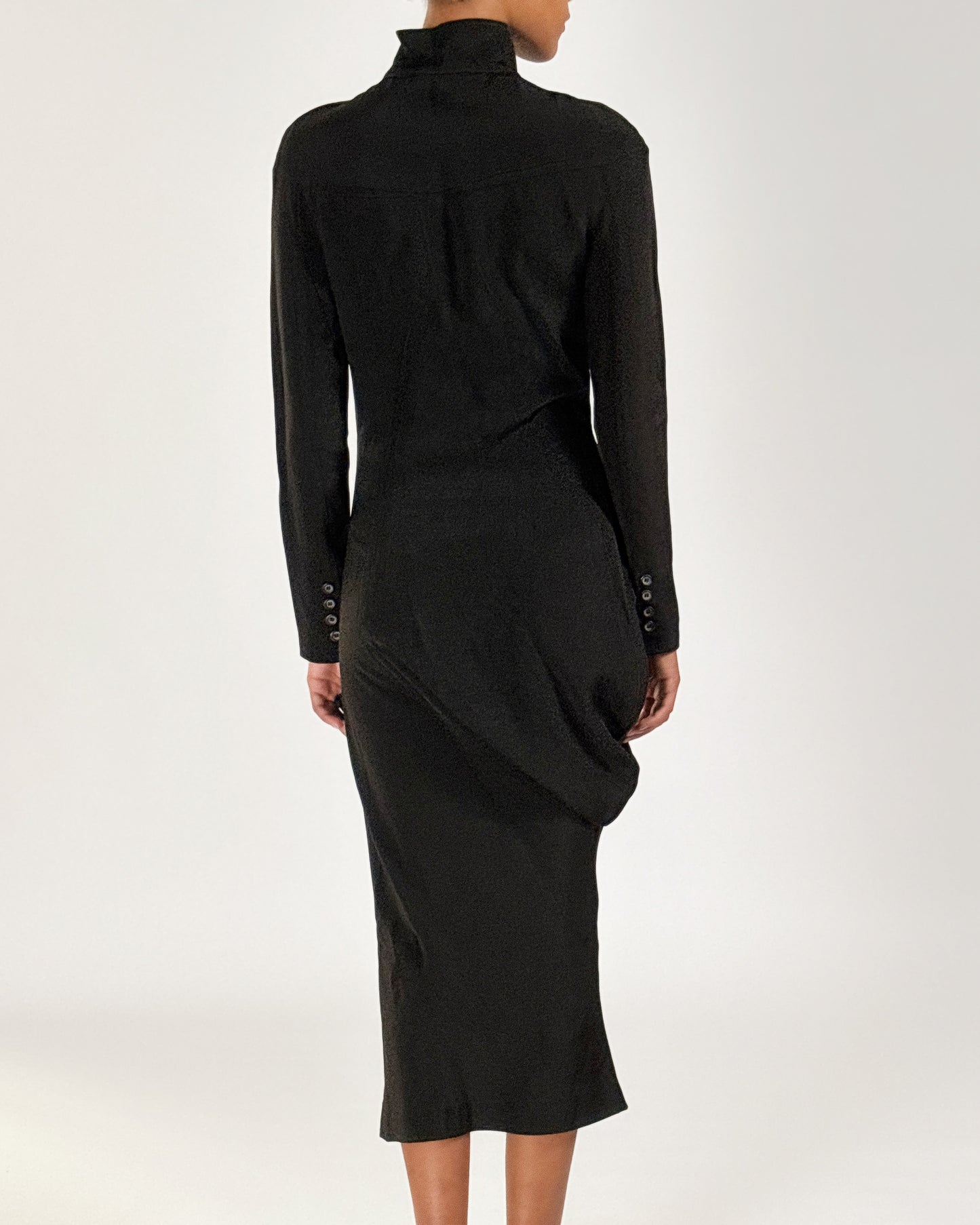 Alexander McQueen 1998 'Joan' Crepe Dress