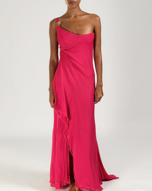 Gianni Versace 1995 Pink Gown