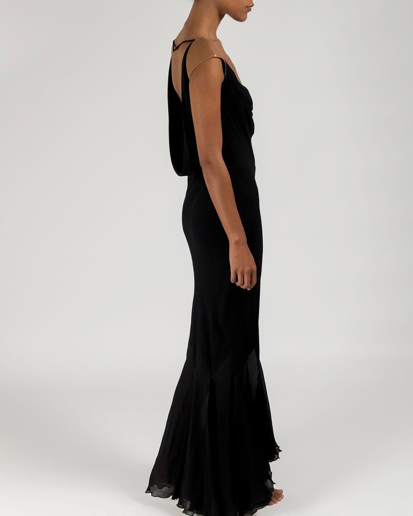 Gianni Versace Couture 2001 Chiffon Gown