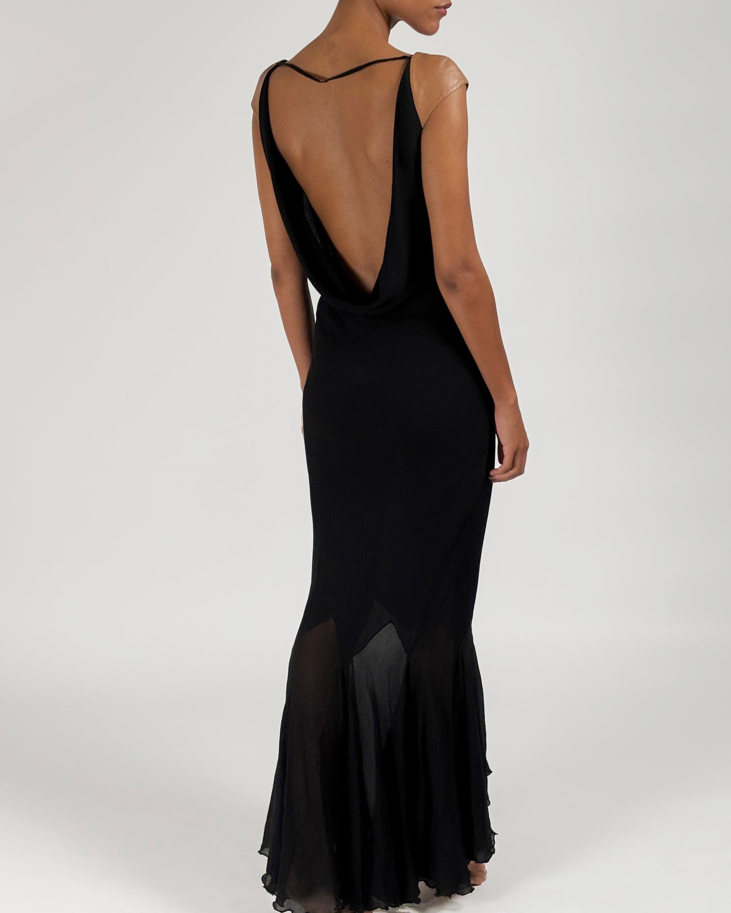 Gianni Versace Couture 2001 Chiffon Gown