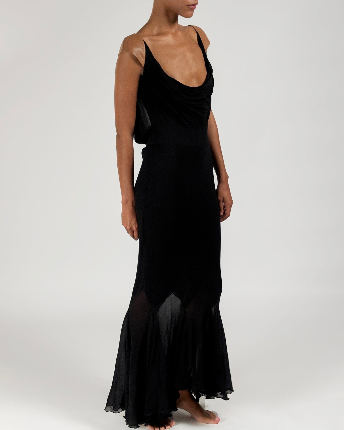 Gianni Versace Couture 2001 Chiffon Gown