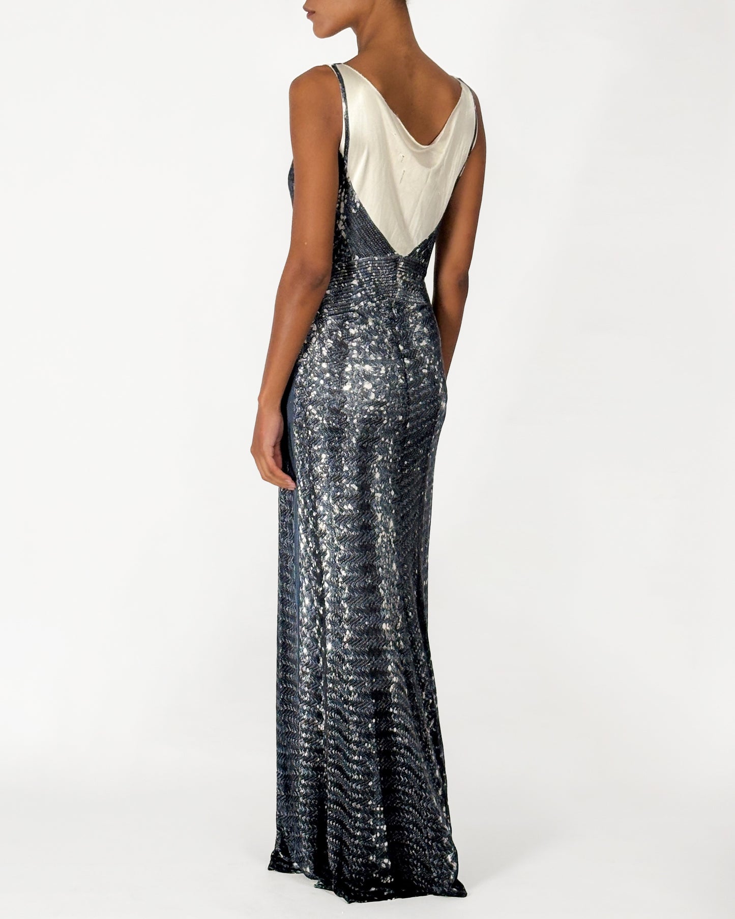 Maison Martin Margiela 1996 Tromp L'oiel Sequin Dress