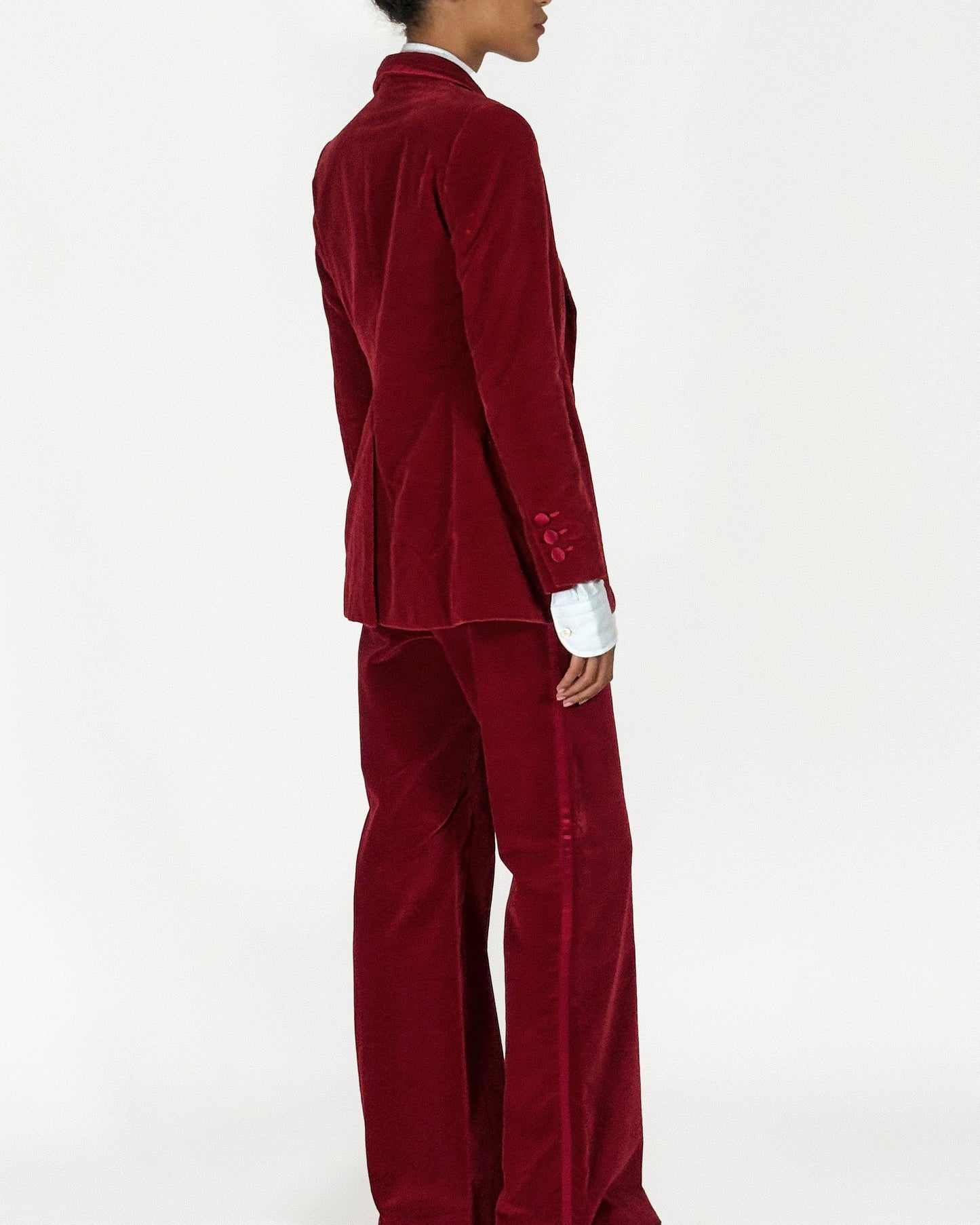 Gucci by Tom Ford 1996 Red Velvet Suit