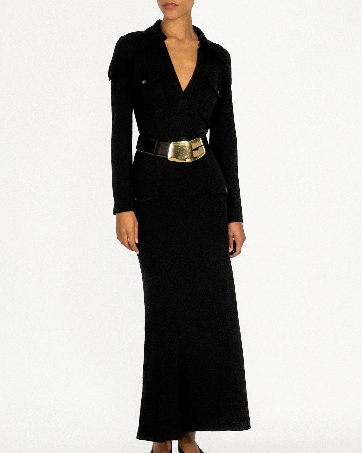 Gucci by Tom Ford 1996 Pocket Maxi Dress