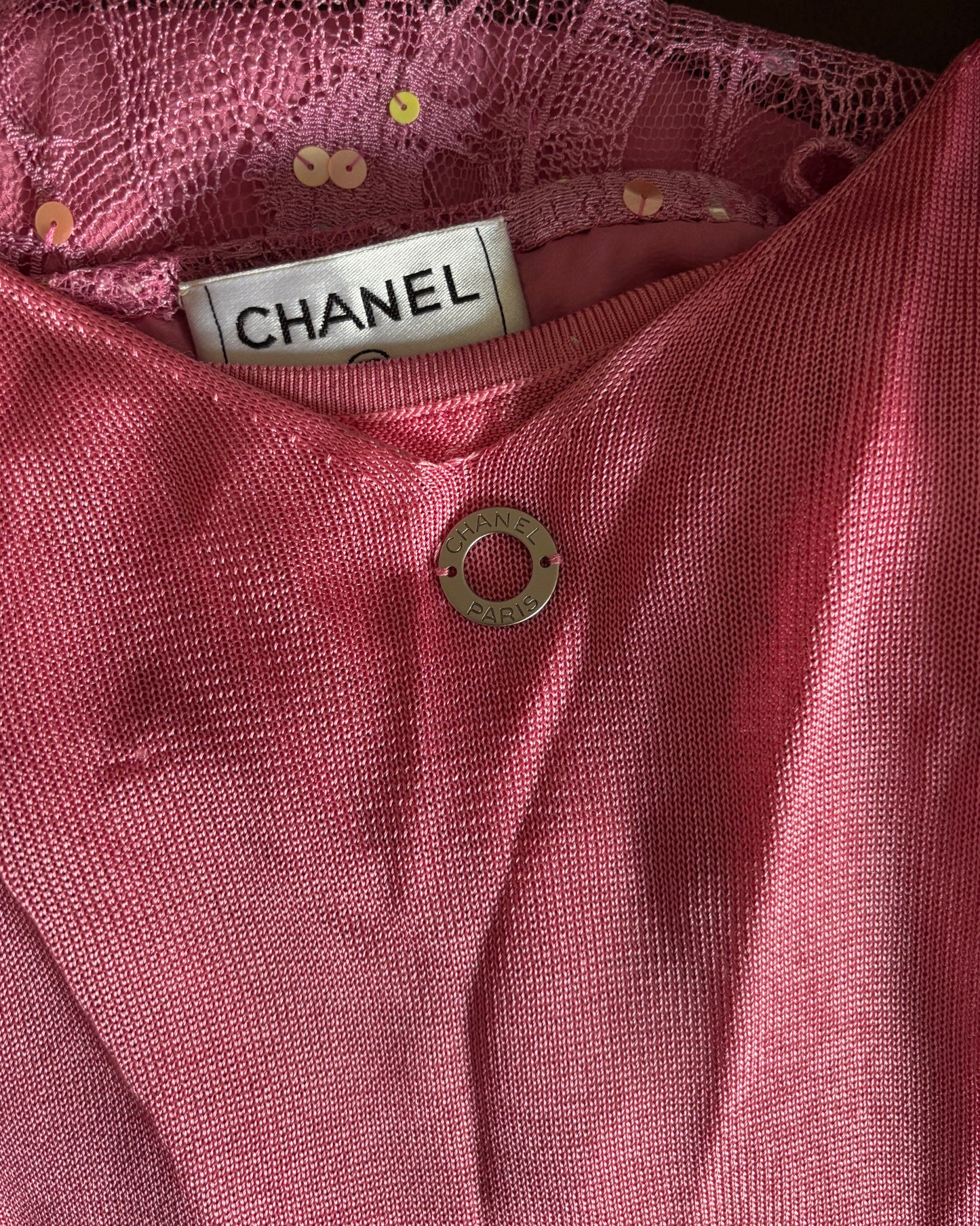 Chanel by Karl Lagerfeld 2000 Lace Sequin Set