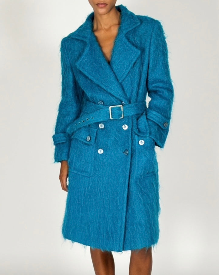 Gucci by Tom Ford 1995 Double-breasted Mohair Coat
