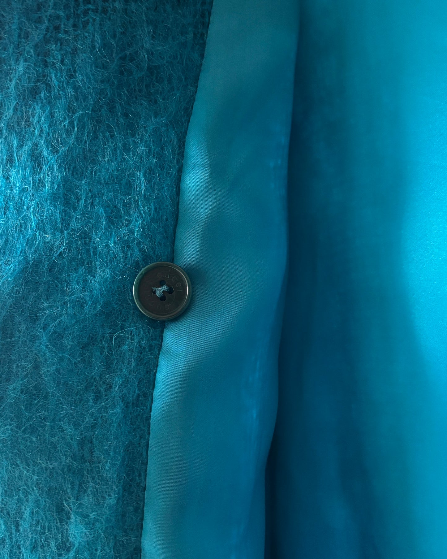 Gucci by Tom Ford 1995 Double-breasted Mohair Coat