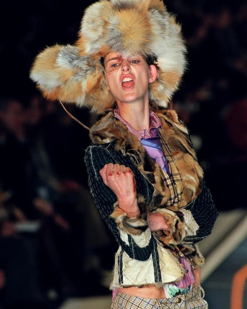 Christian Dior by John Galliano 2001 Fur Patchwork Stole