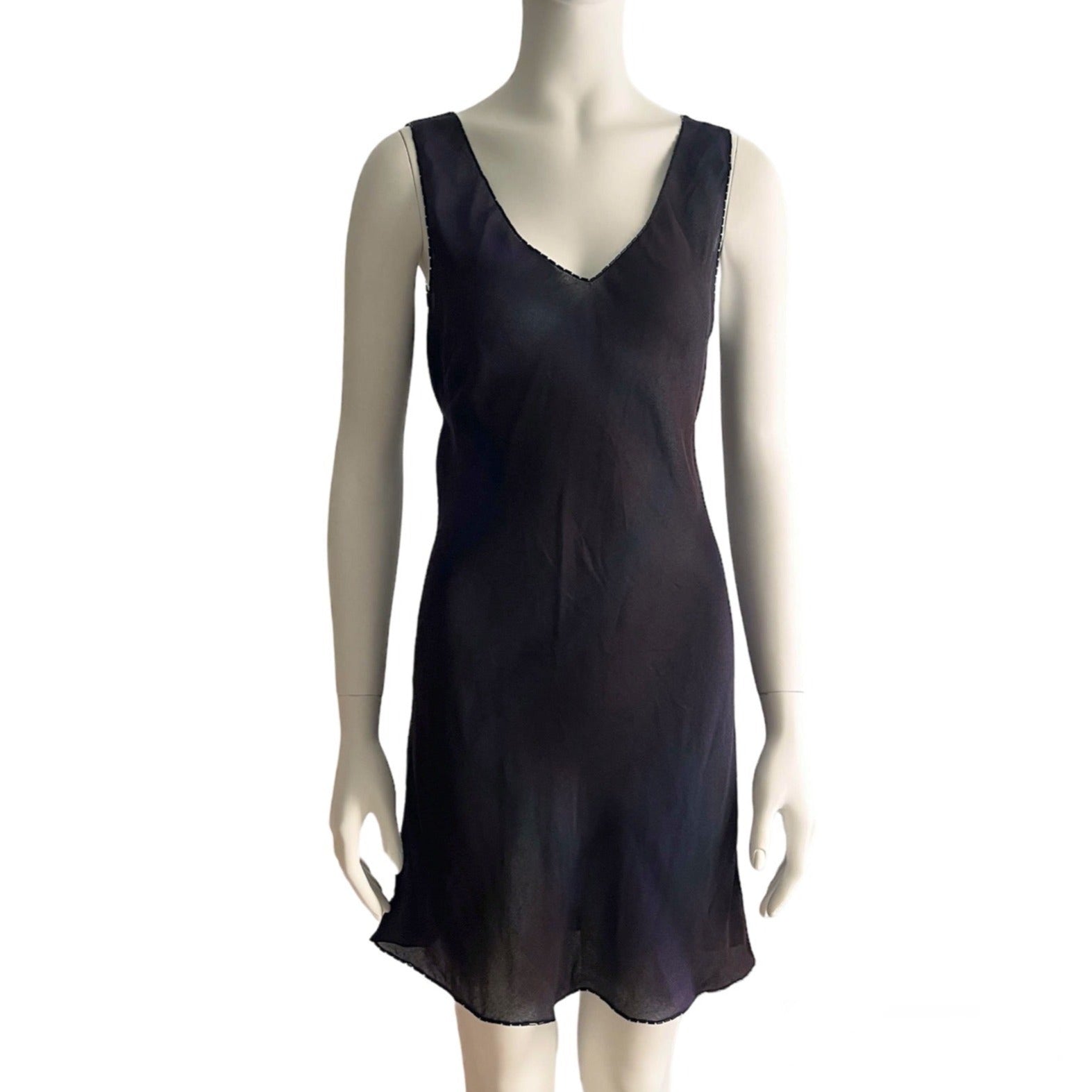 prada silk slip dress Prada Old Satin Slip Dress, Woman, Peach, Size 3