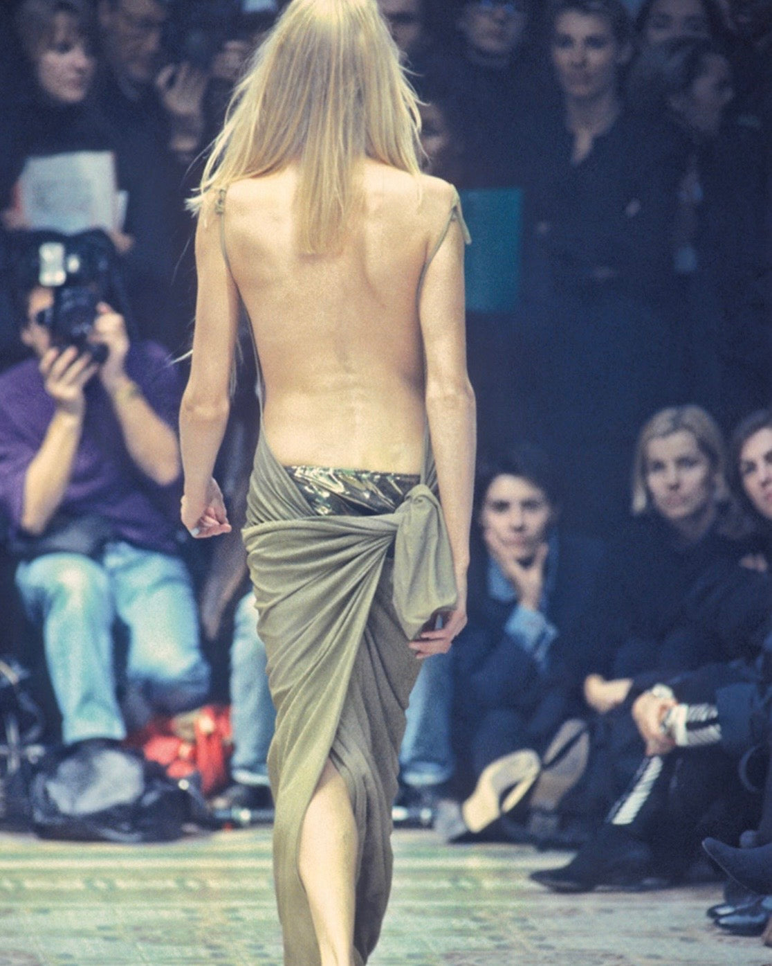 Helmut Lang 1993 Bumster Maxi Dress