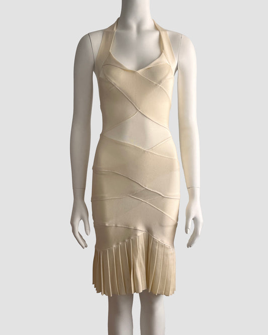 Alexander McQueen 2006 Pleated Bandage Dress