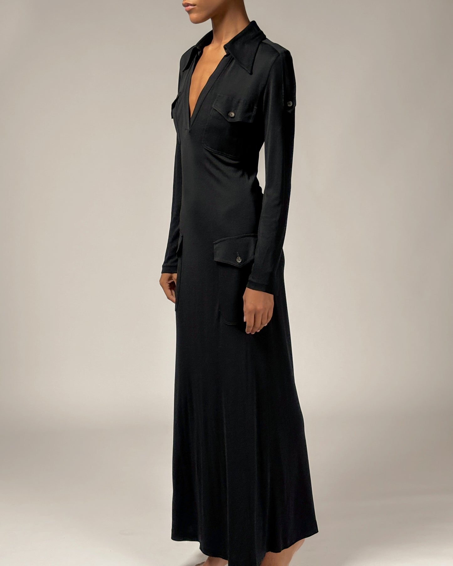 Gucci by Tom Ford 1996 Pocket Maxi Dress