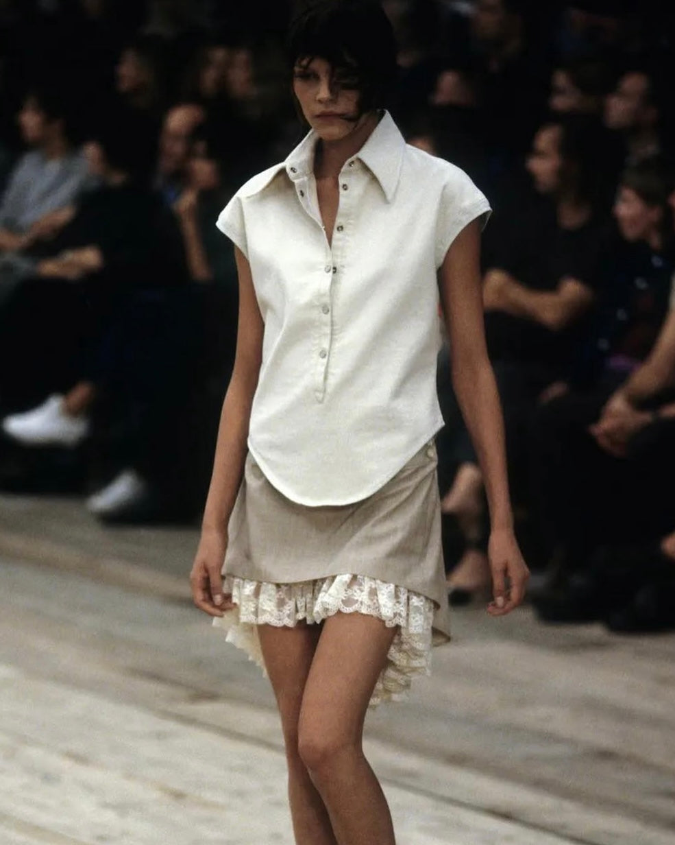 Alexander McQueen 1999 Lace Skirt